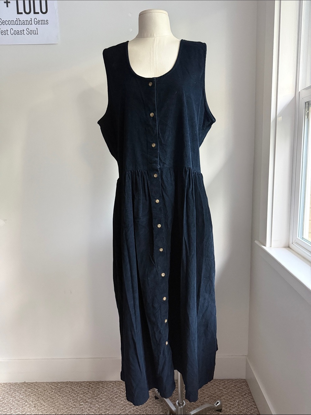 Vintage Eddie Bauer Corduroy Maxi 100% cotton